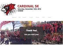 Tablet Screenshot of cardinal5k.com